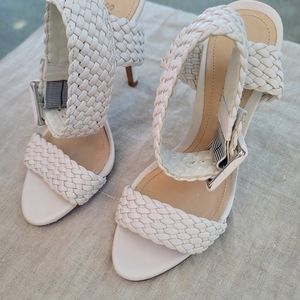 Schutz Braided Leather Heels